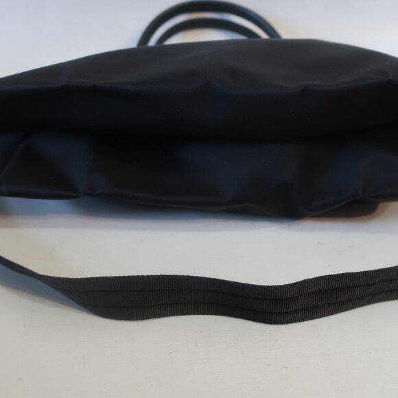 Authentic Womens Longchamp Paris Black Modele Depose Neo Crossbody Tote Handbag - Picture 8 of 16